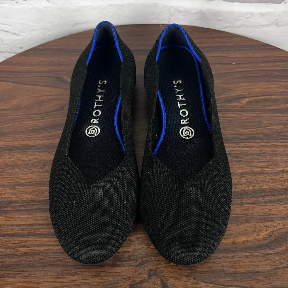 Rothy's Womens 9 Minimalist Sustainable Staple Career The Daily Knit‎ Flats